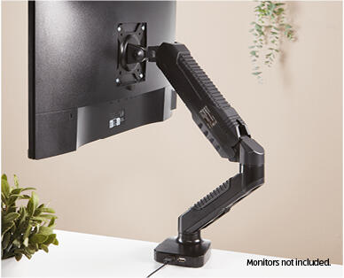 Dual Arm Monitor Mount or Single Arm Gas Spring Monitor Mount