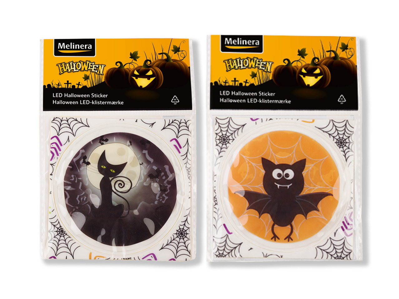MELINERA(R) Halloween LED-klistermærke