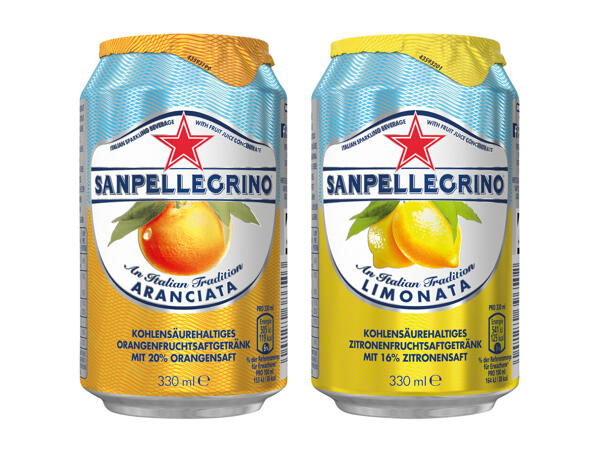 S.Pellegrino Aranciata oder Limonata