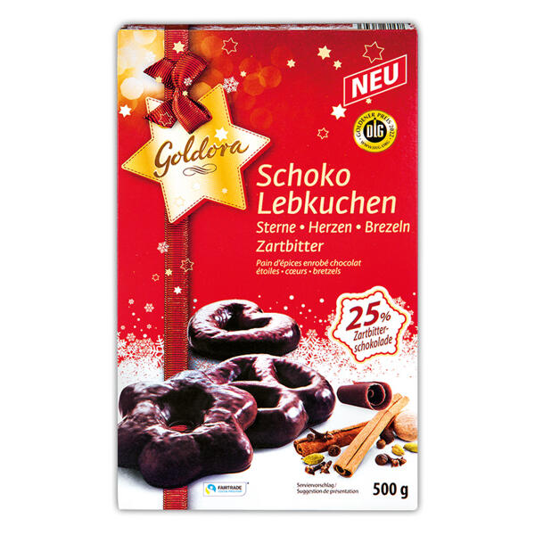 Lebkuchen Sterne / Herzen / Brezeln