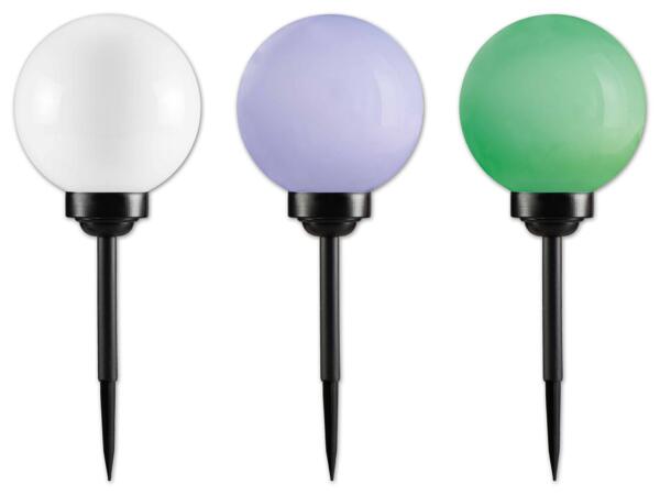 LED-Solar-Kugelleuchte, Ø 15 cm