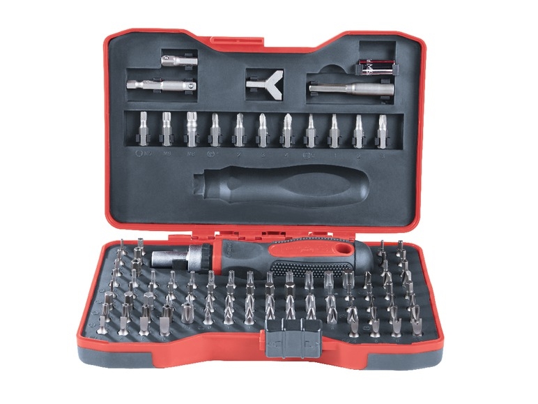Screwdriver & Bit Set 81 or 101 pieces