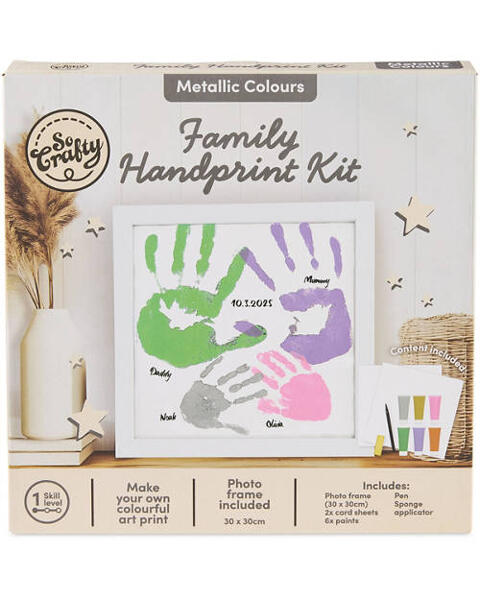 Family Handprint Frame
