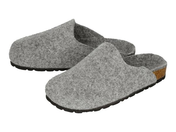 Esmara Adults' Grey Felt Clogs