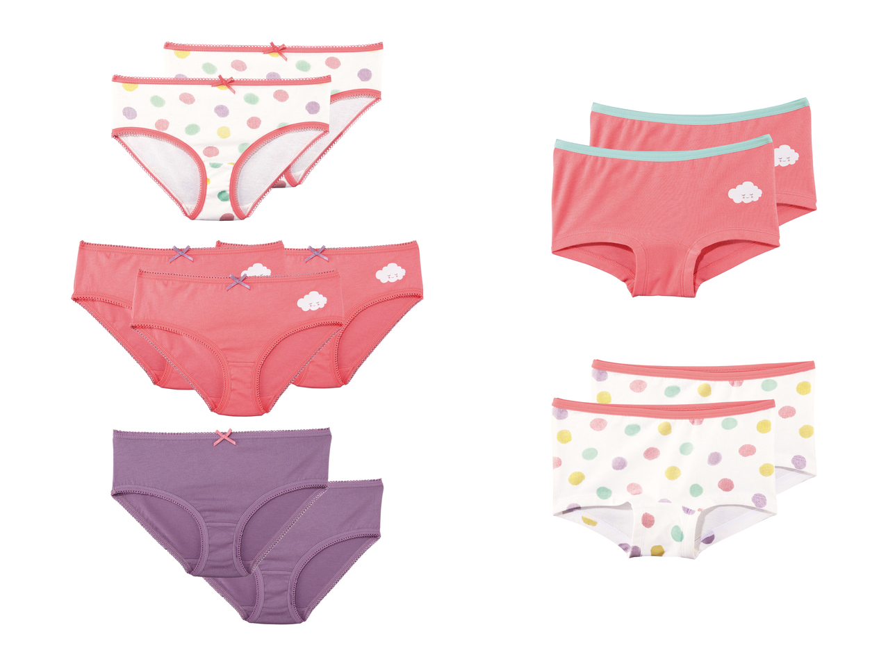 Slip, 7 pezzi/ panty, 4 pezzi1