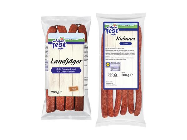 Landjägersalami/ Kabanoss