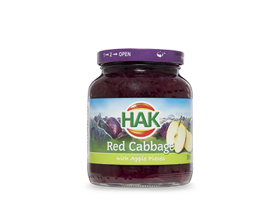 HAK Sauerkraut 340g or Red Cabbage with Apple 355g