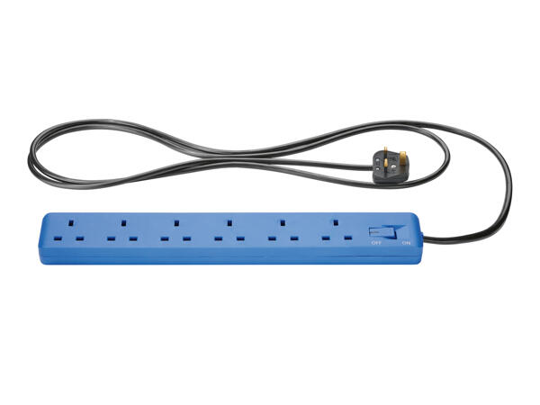 Silvercrest 6 Socket Extension Lead