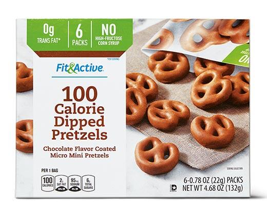 Fit & Active 
 100 Calorie Milk Chocolate or Yogurt Covered Pretzels