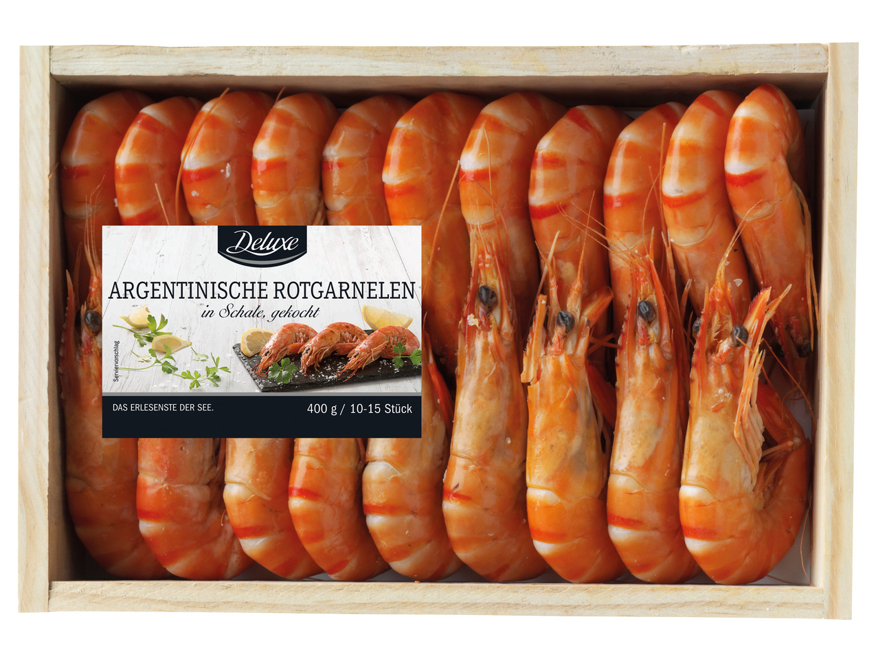 DELUXE Argentinische Rotgarnelen