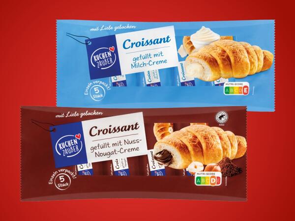Croissant mit Cremefüllung