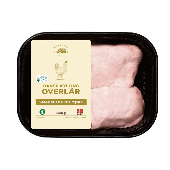 LANDLYST 	 				Overlår af dansk kylling