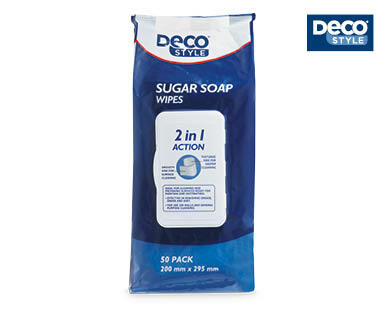 Sugar Soap Wipes 50pk
