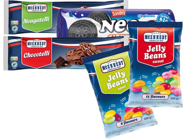 Kakor med fyllning/ jellybeans