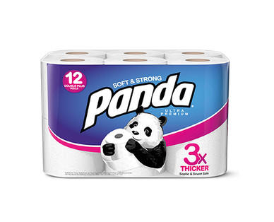 Panda 12 Double Roll Bath Tissue