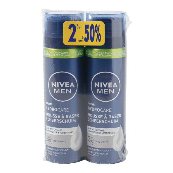 NIVEA(R) 				Rasierschaum oder Rasiergel, 2 St.