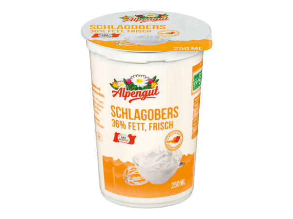 ALPENGUT Frisches Schlagobers