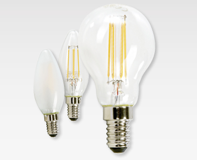 Ampoules LED en verre en forme de poire/bougie/goutte MÜLLER LICHT