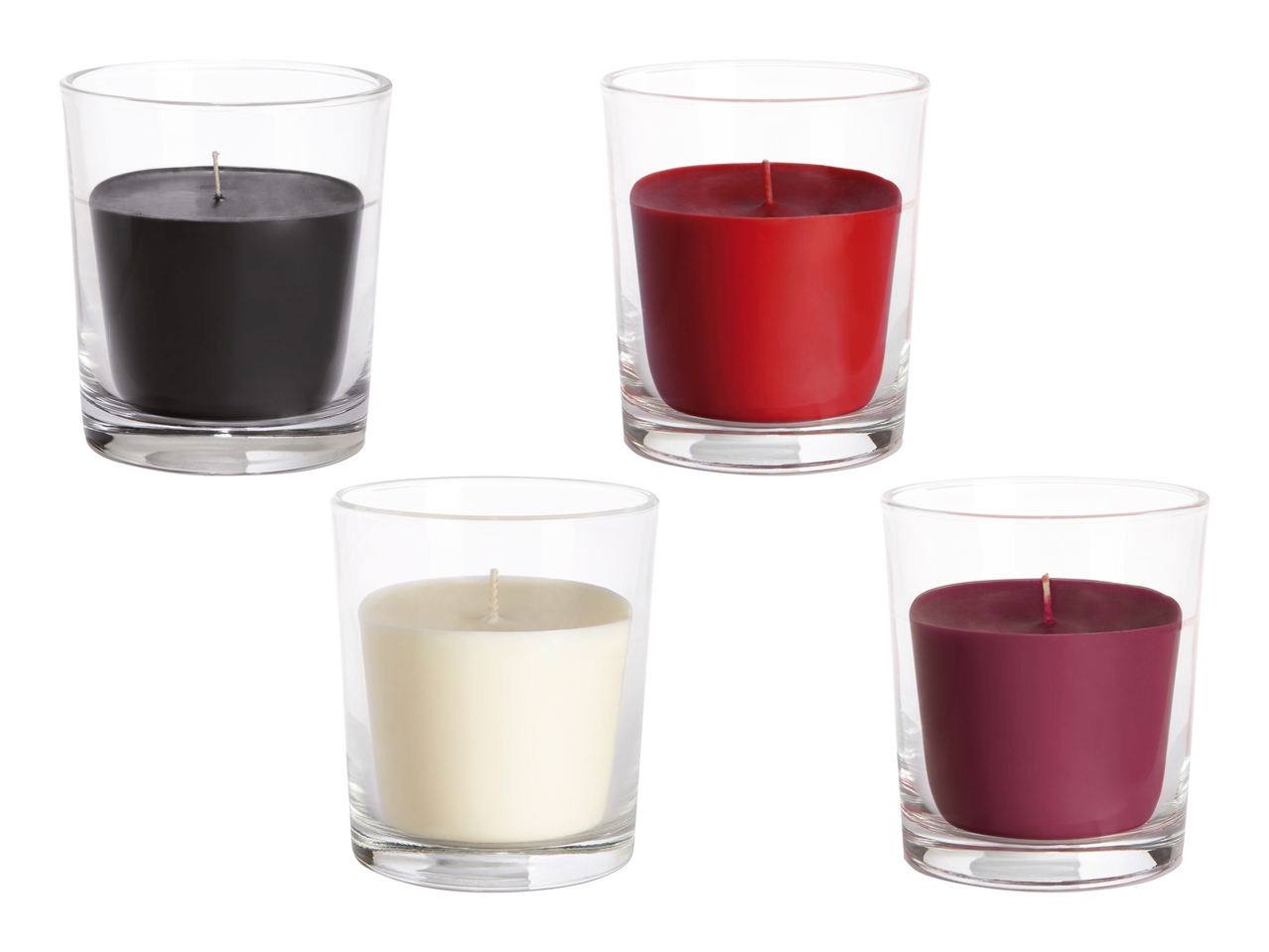 Bougie parfumée dans un verre