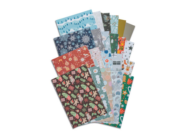Crelando Christmas Craft Paper / Card Assortment
