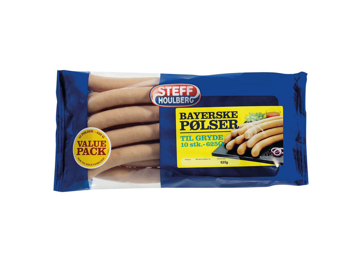 STEFF HOULBERG Bayerske eller hotdog pølser