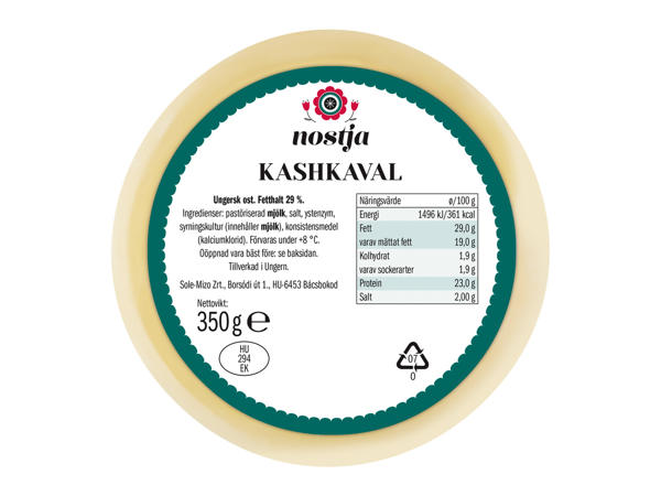 UNGERSK KASHKAVAL-OST