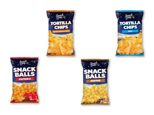 Tortilla chips eller snackballs