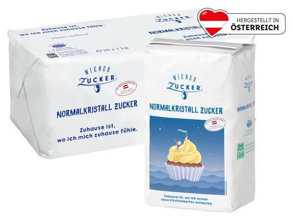 Wiener Zucker Normalkristall Zucker 8+2 gratis