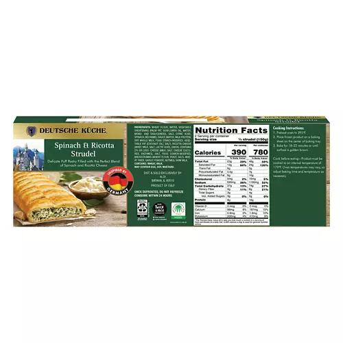 Spinach & Ricotta Strudel, 10.6 oz