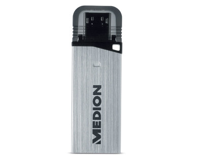 MEDION(R) E 89194 32 GB1 2 in 1 Flash Drive Multi-Purpose Memory Storage Solution