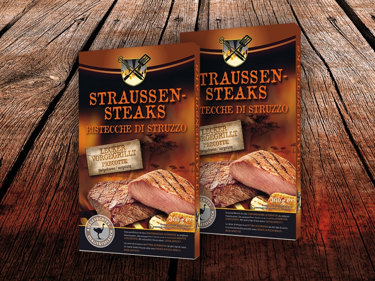 Steaks d'autruche