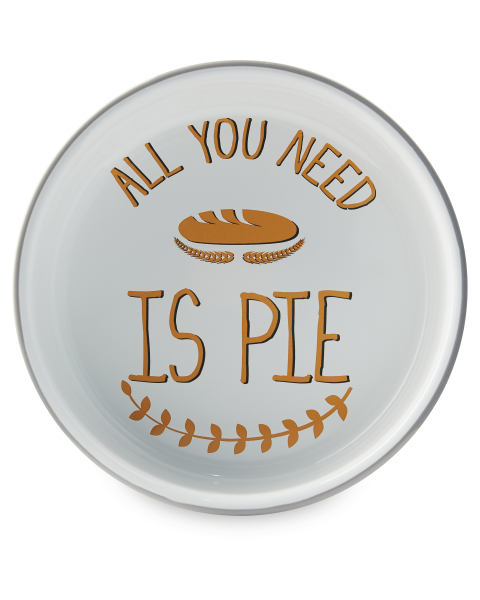 2 Pack Large Round Pie Design Dish