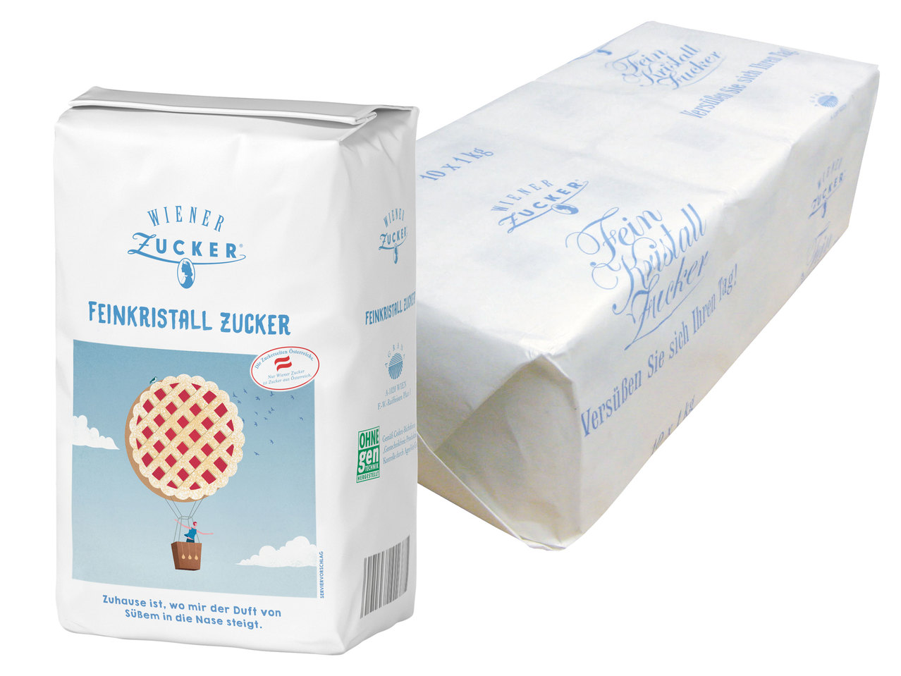 WIENER ZUCKER Feinkristallzucker 10x 1 kg