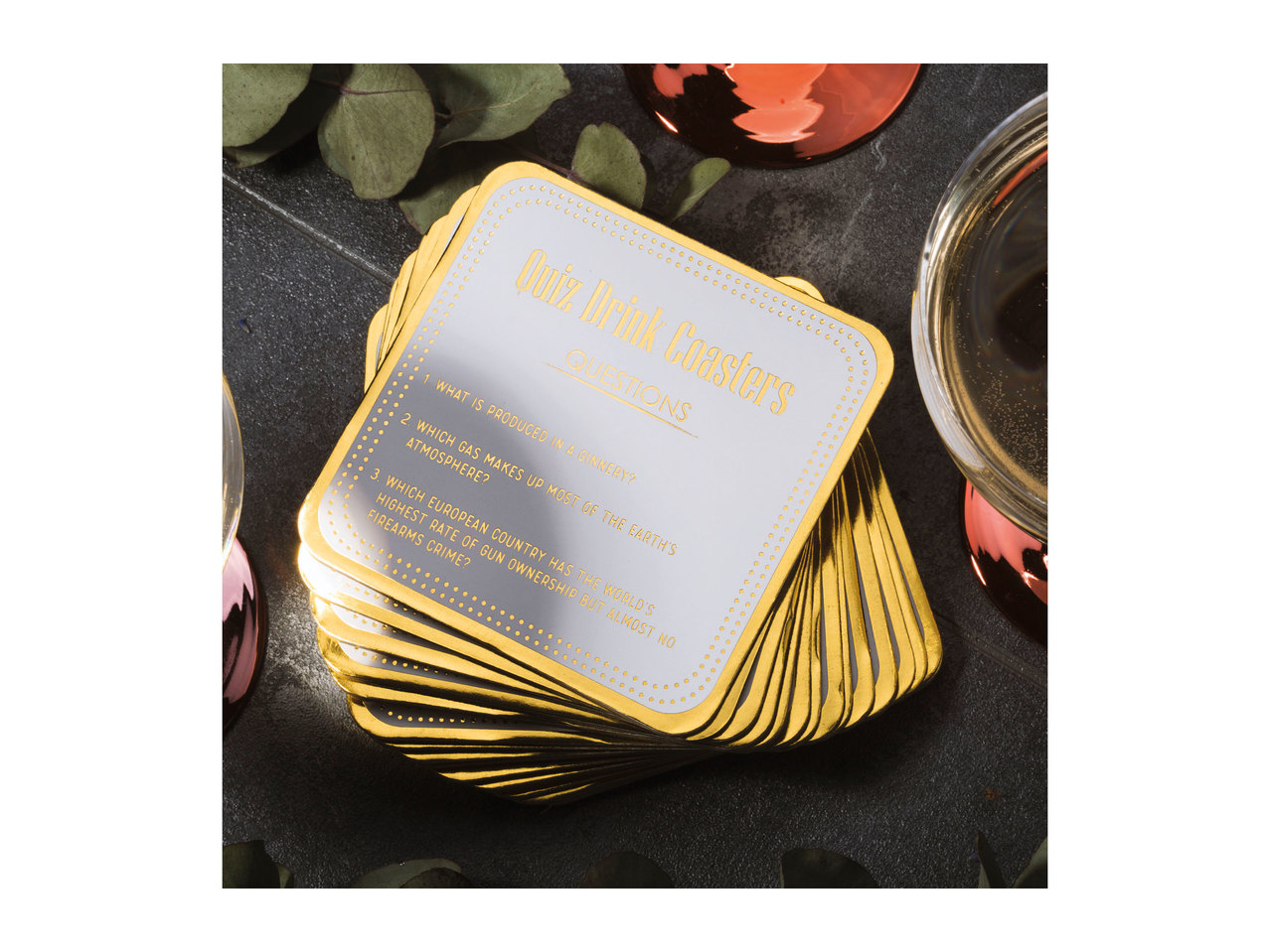 Quiz Drink Coaster Set1