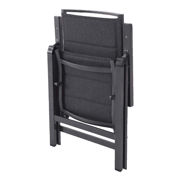 BELAVI(R) 				Chaise pliante en aluminium