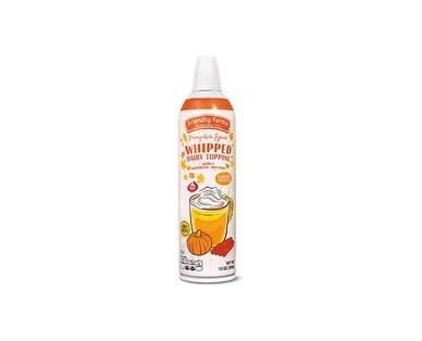 Friendly Farms Maple Vanilla or Pumpkin Spice Whipped Dairy Topping
