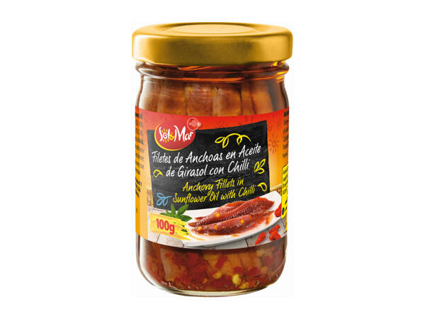 Sol & Mar Anchovie Fillets in Sunflower Oil