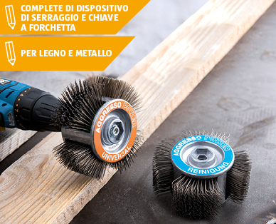 Spazzole metalliche per trapani WORKZONE(R)