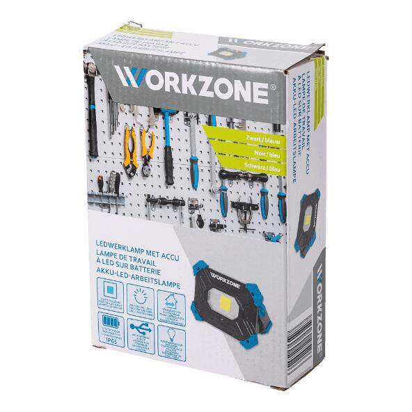 WORKZONE(R) 				Oplaadbare ledwerklamp