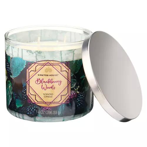 3 Wick Scented Candle - Blackberry Woods, 14 oz