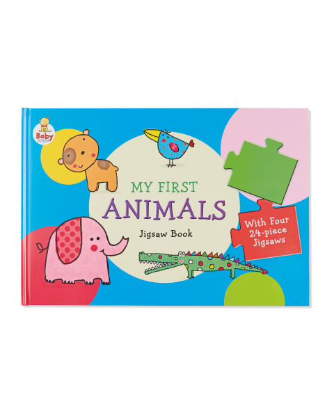 Baby Steps Animals Jigsaw Book