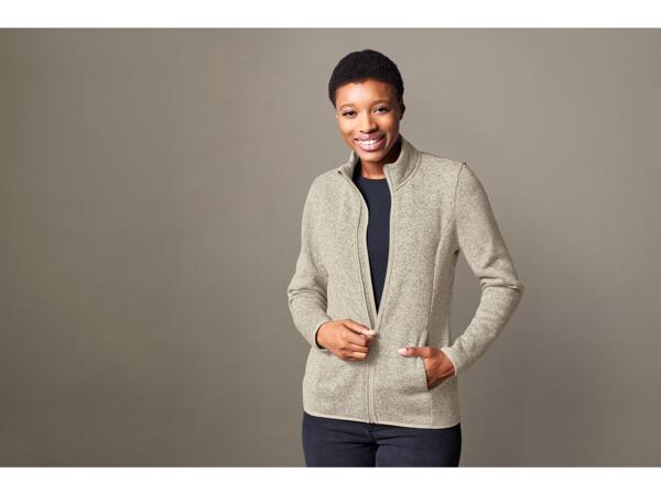 Ladies' Knitted Fleece Jacket