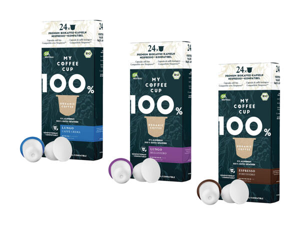 Capsules de café bio My Coffee Cup