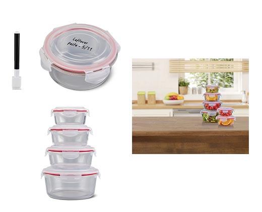 Crofton 
 12-Piece Glass Bowl Set with Snap Lids