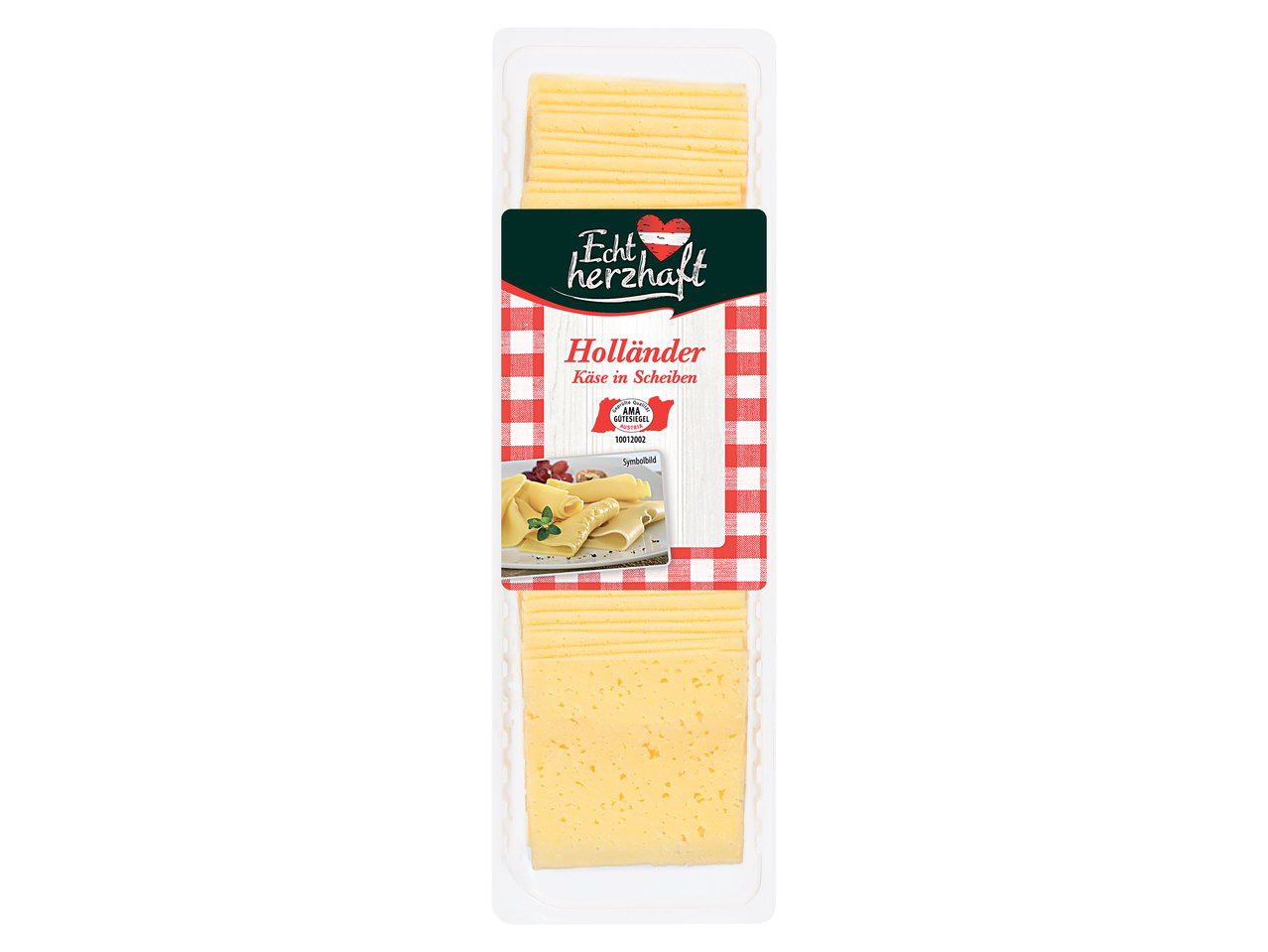 ECHT HERZHAFT Käse nach Holländer Art in Scheiben
