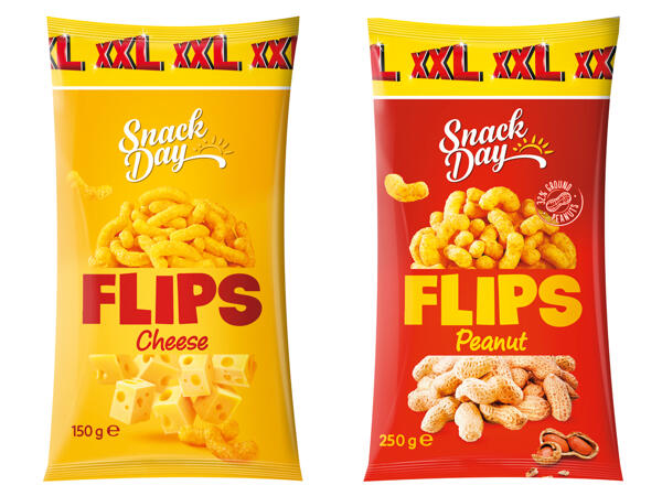 Flips 125 g + 25 g gratis/ 200 g + 50 g gratis
