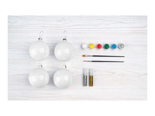 Crelando Paint Your Own Christmas Baubles Kit