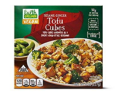 Earth Grown 
 Tofu Cubes BBQ or Sesame Ginger
