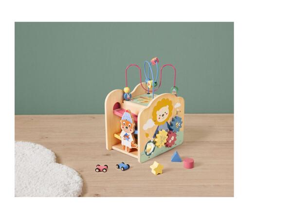 Lupilu Wooden Baby Walker/​Activity Cube