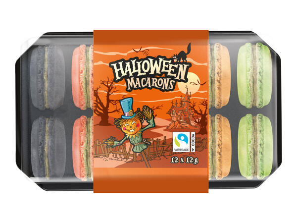 Halloween Macaron-leivos